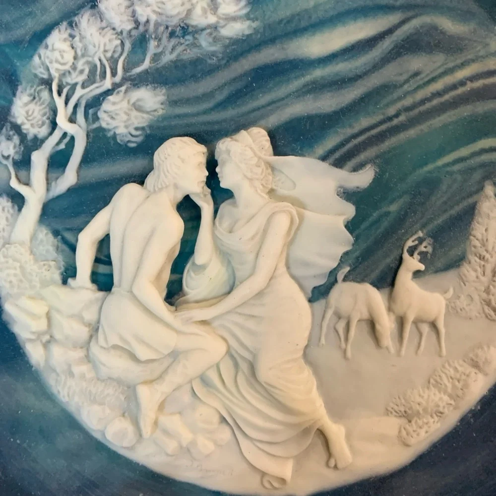 Blue and White Decorative Plate - Picture 6 of 7